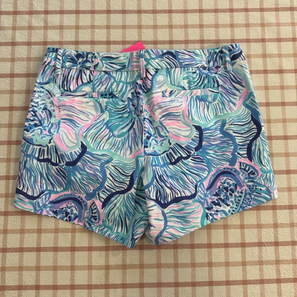 NWT Lilly Pulitzer Callahan Stretch Shorts - Bermuda Blue – Fishful Thinking - 8 - Picture 5 of 6